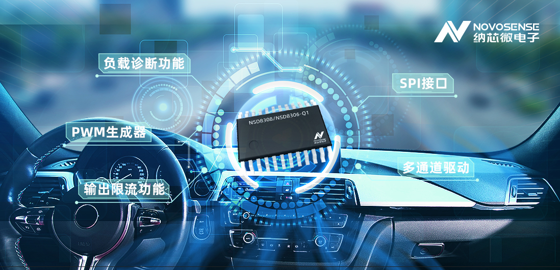 银河集团galaxy全新发布40V车规级多通道半桥驱动NSD830x-Q1！